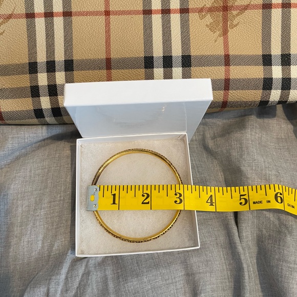 Vintage 18k Gold Plate Over Silver with Enameled Accents Bracelet - Picture 7 of 12